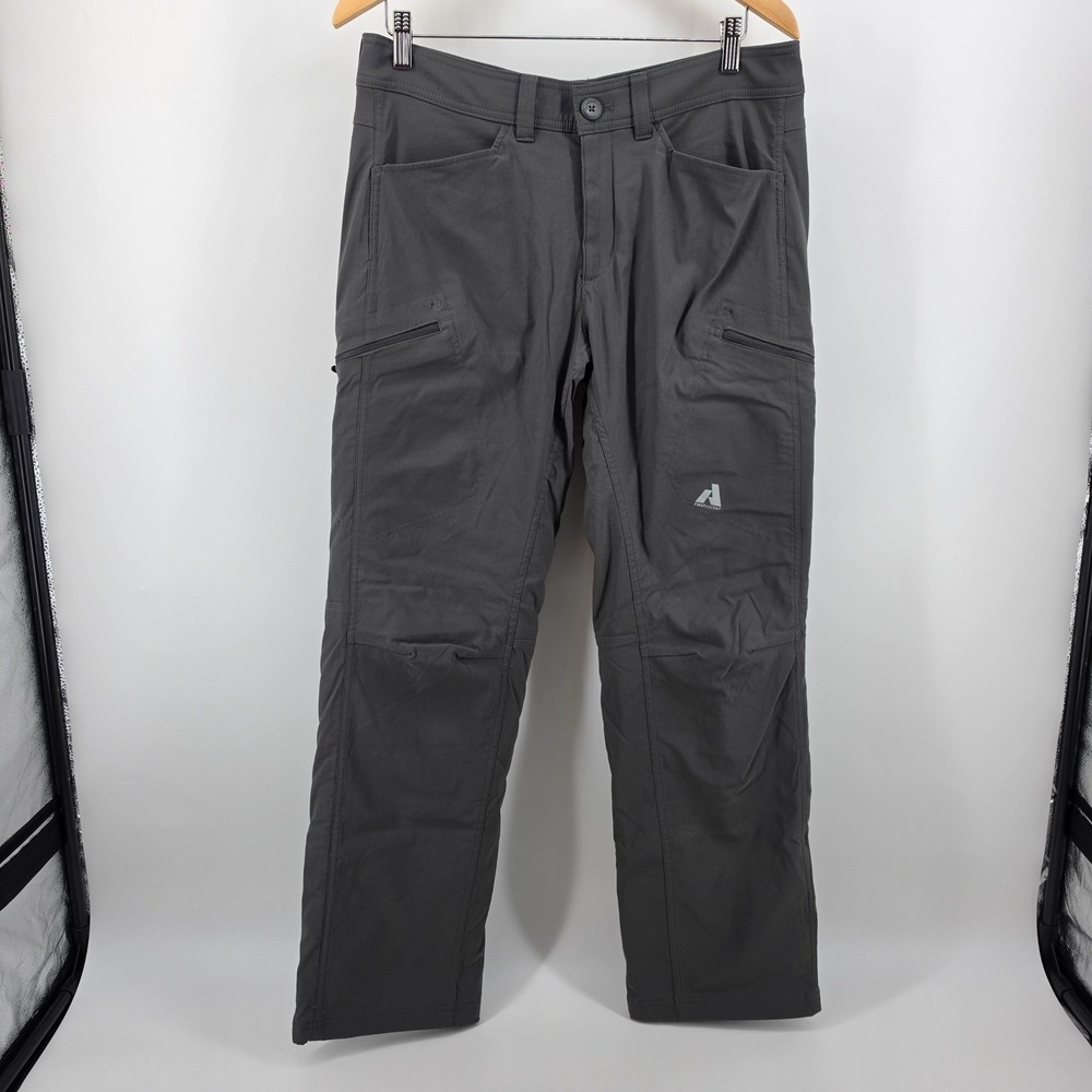 Eddie Bauer First Ascent Guide Pro Fleece Lined Pants Mens 33x32 Gray Hiking
